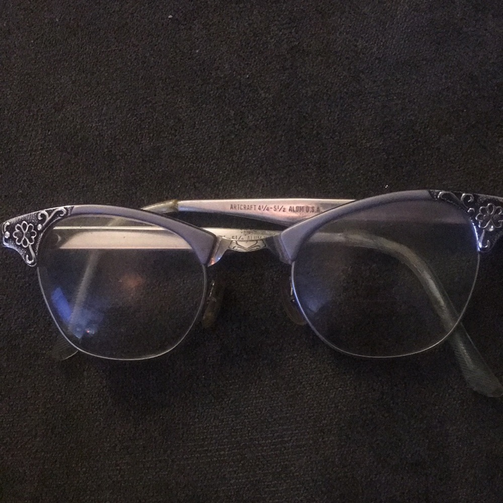 1950s Aircraft Aluminum Eyeglasses